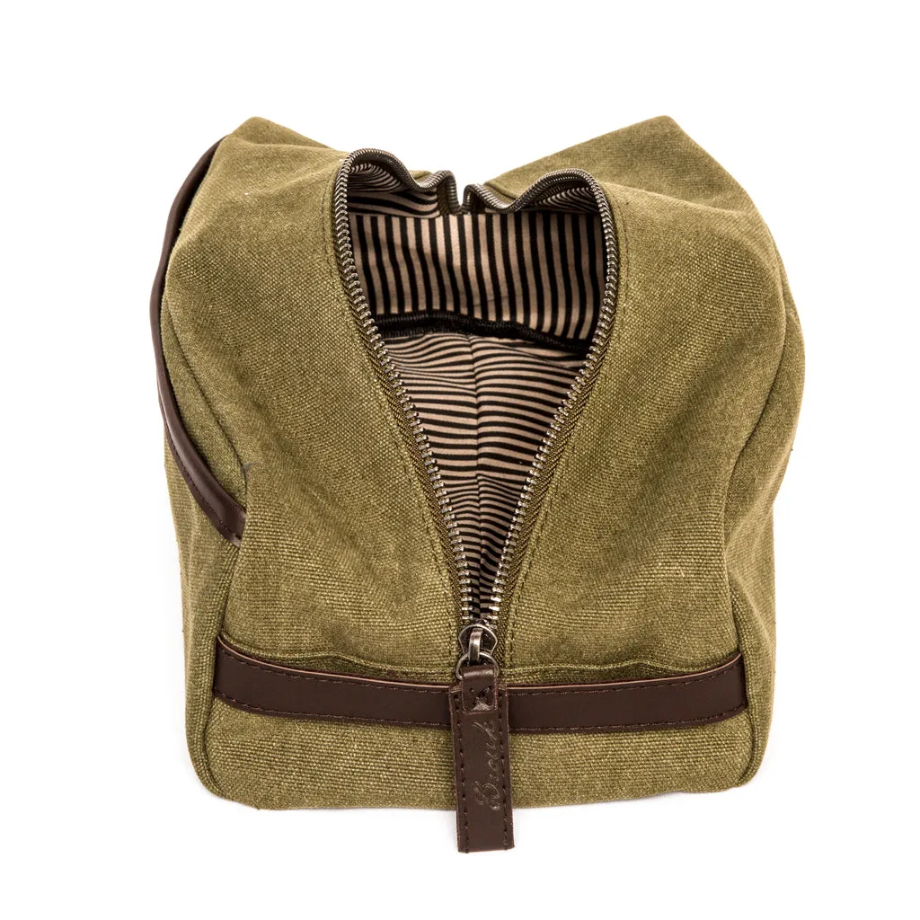 Brouk & Co - Excursion Toiletry Bag, Military Green