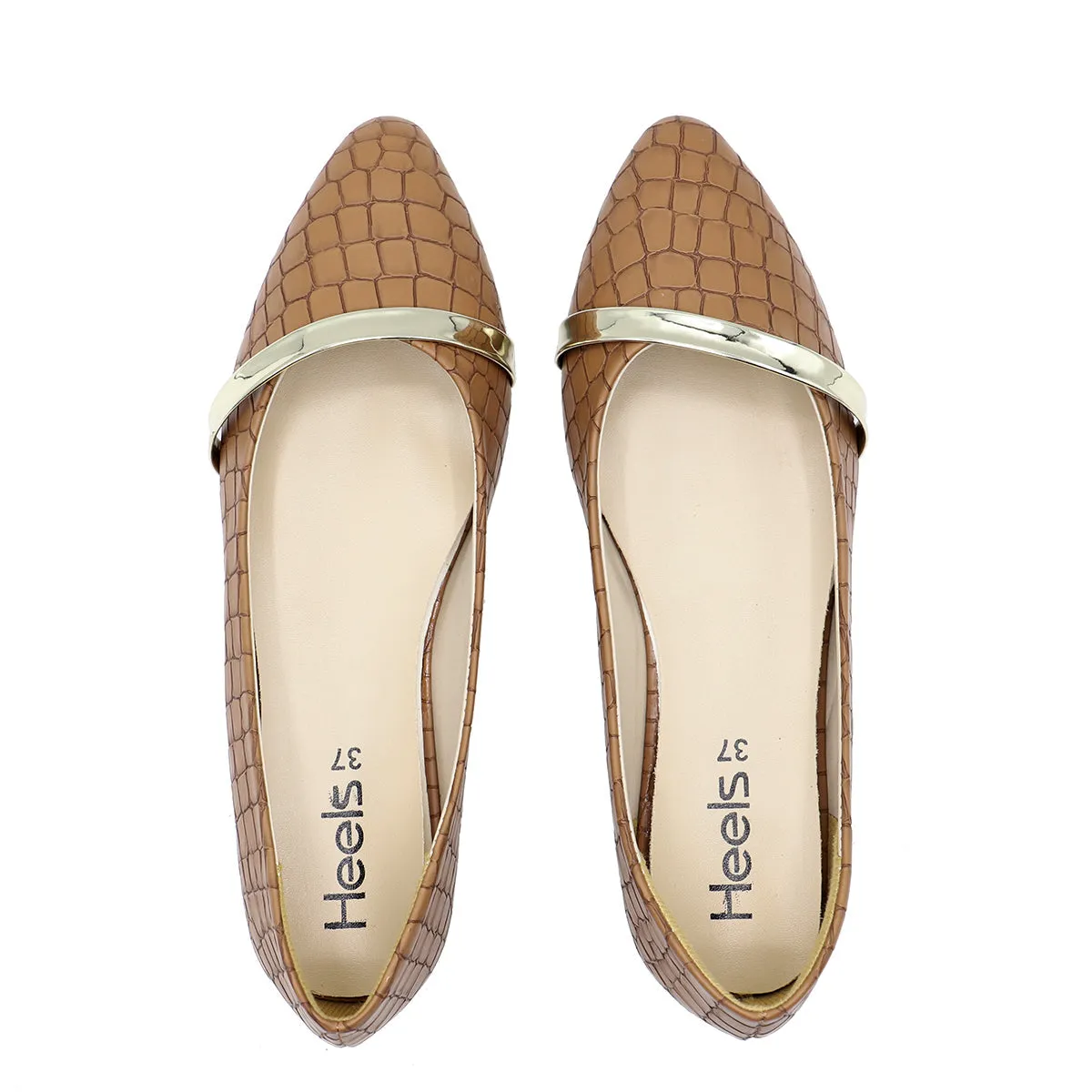 Brown Casual Pumps 090846