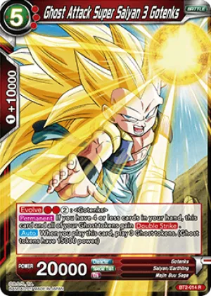 BT2-014 Ghost Attack Super Saiyan 3 Gotenks