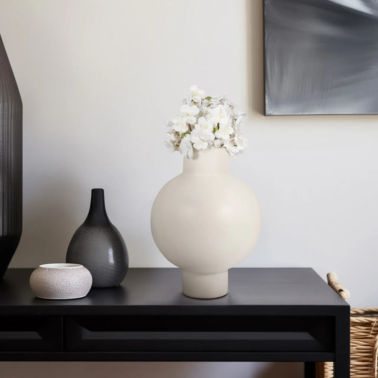 BUBBLE VASE WHITE