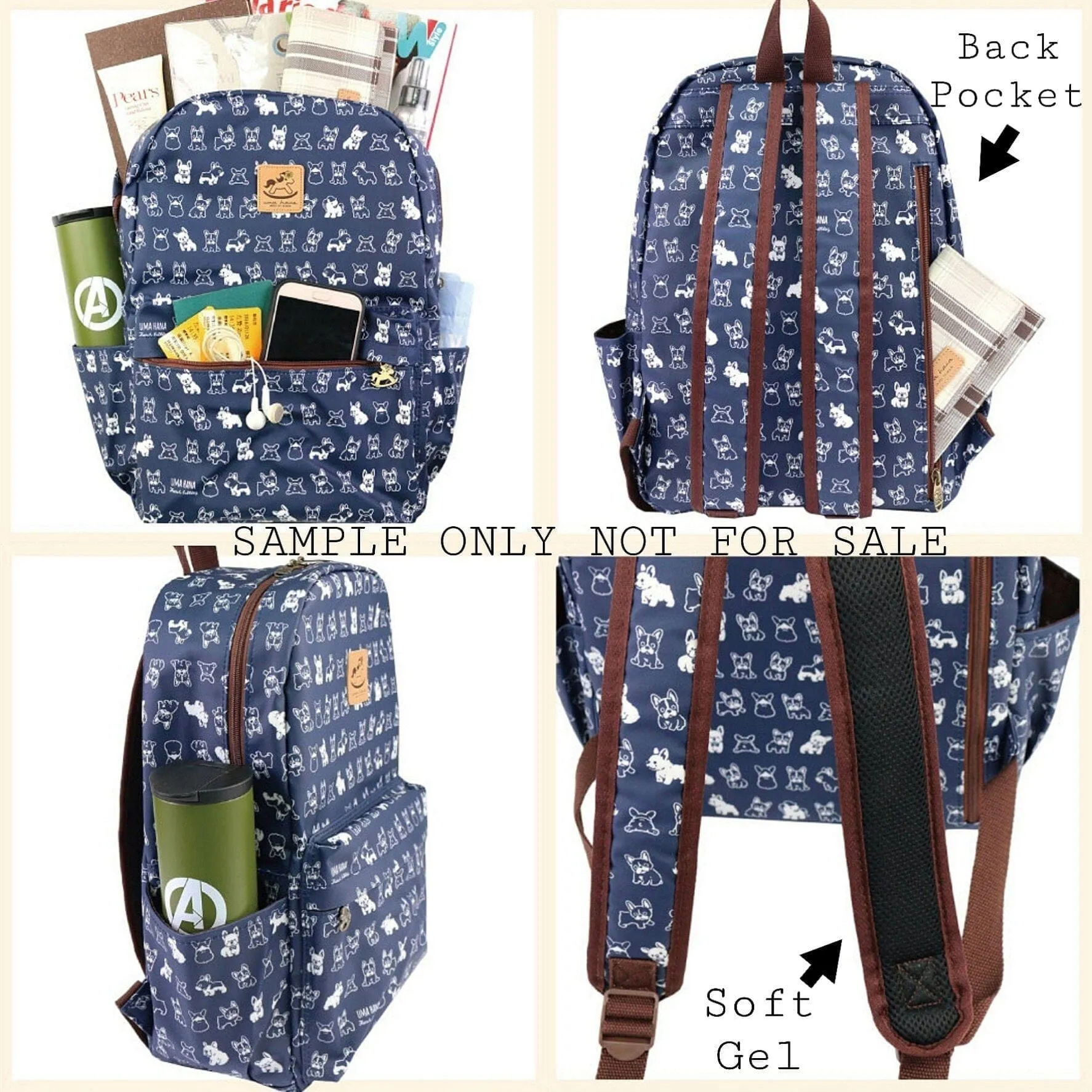 Burgundy Large Backpack