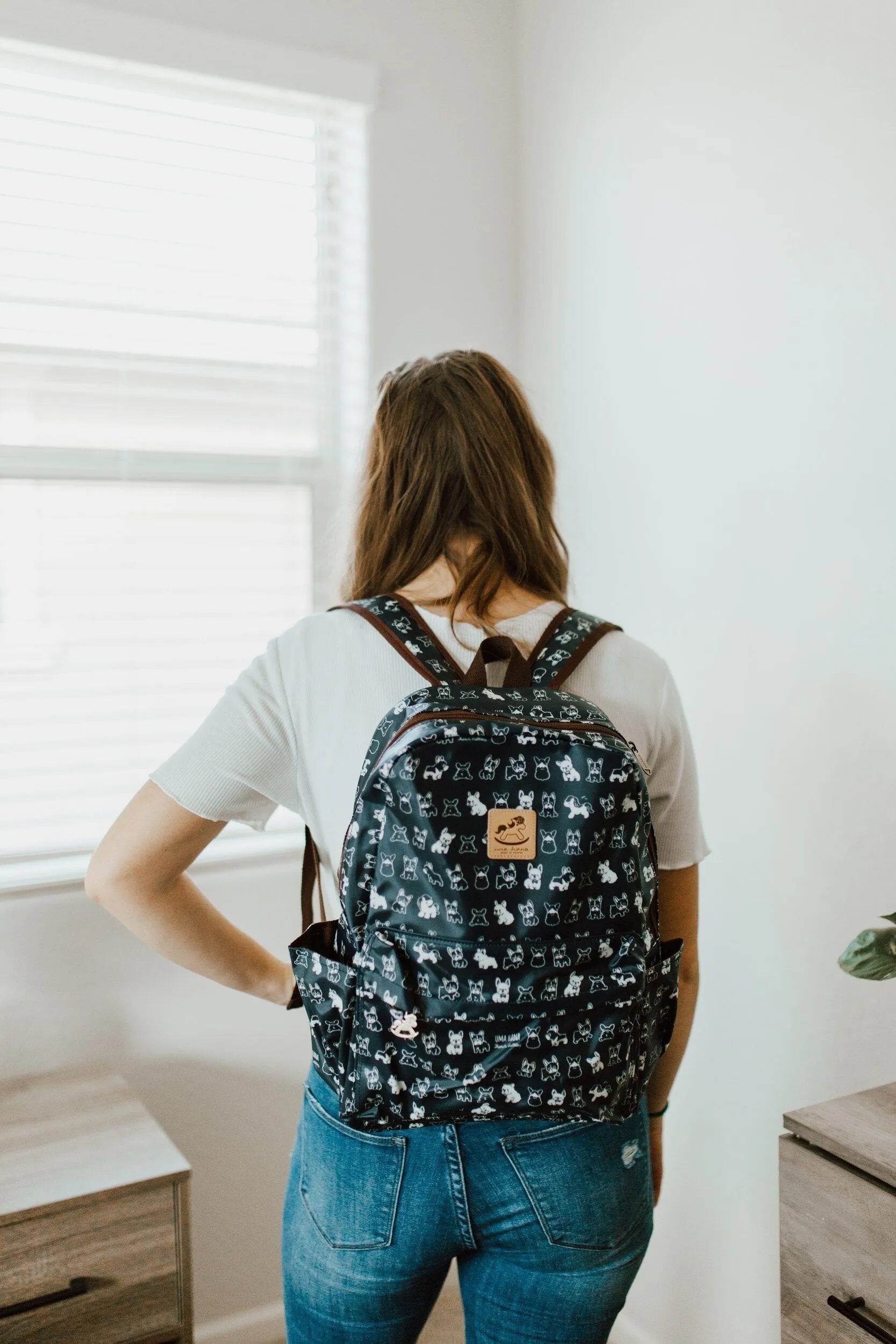 Burgundy Large Backpack
