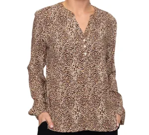 b.young camicia con scollo a V da donna Bymmjoella V Neck 20811208 201901 iced coffee mix
