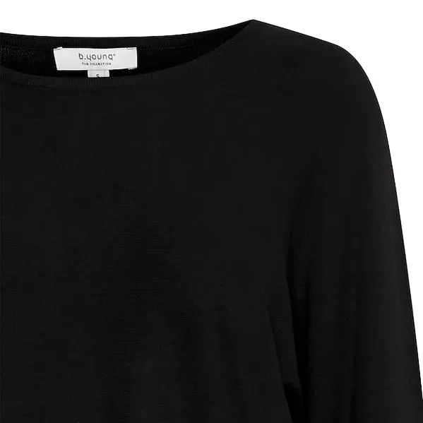 b.young maglione ampio da donna Bymmorla 20814389 nero