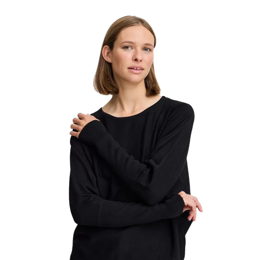b.young maglione ampio da donna Bymmorla 20814389 nero