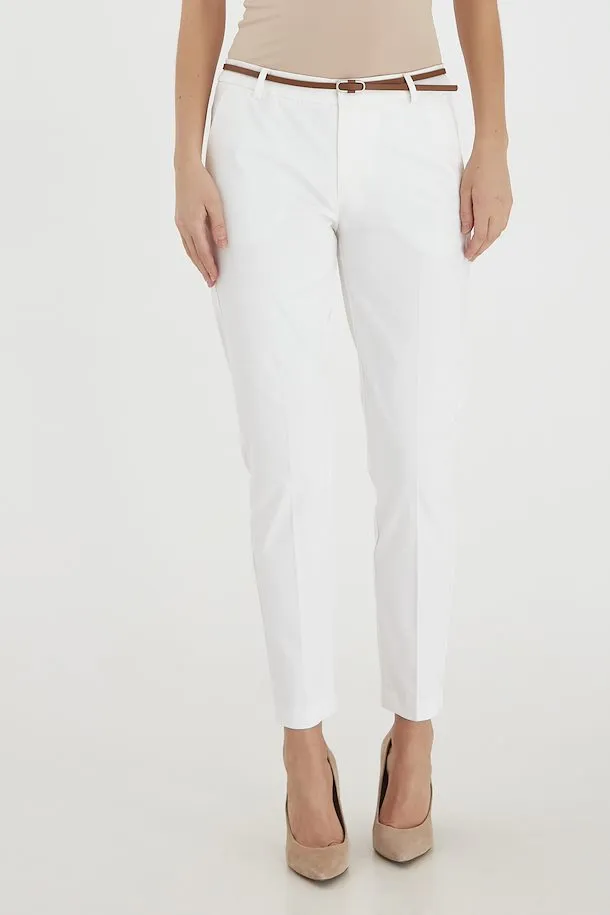 b.young Pantalone da donna Days Cigaret 20803473 80115 white