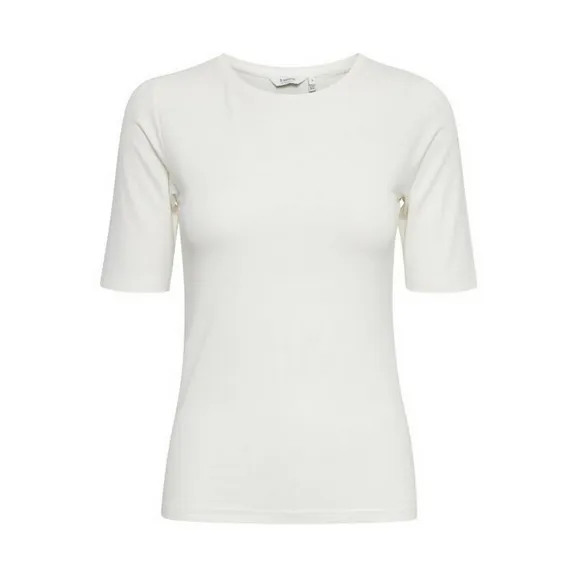 b.young t-shirt da donna manica corta Pamila 20806528 80115 bianco latte