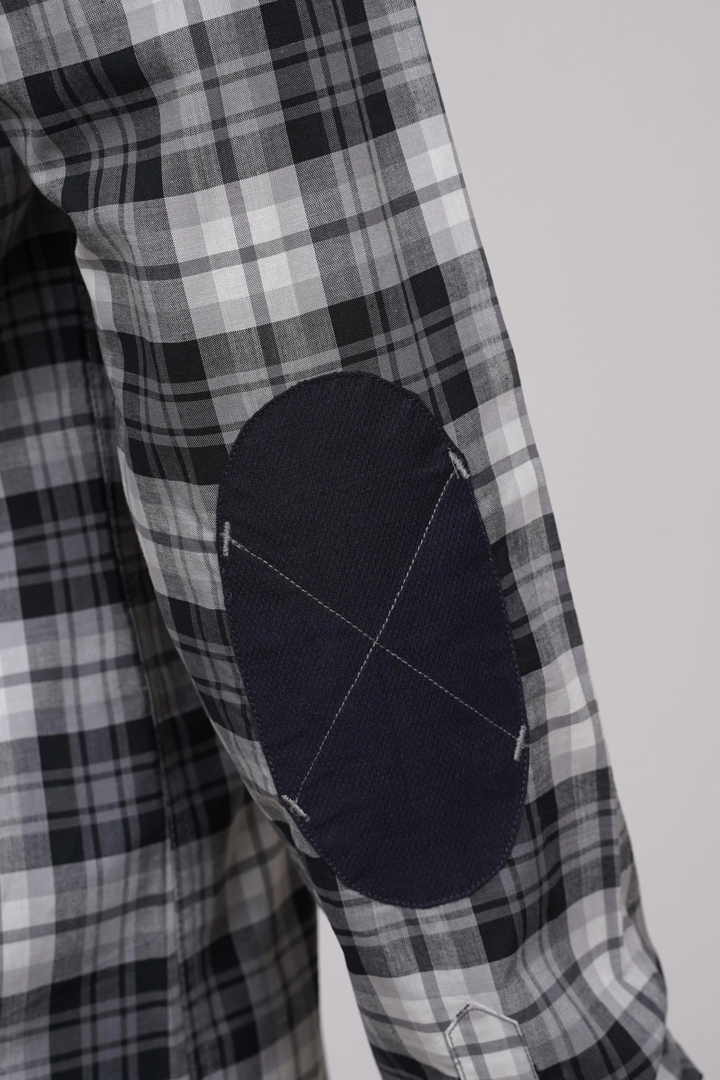CASUAL SHIRT BLACK GREY