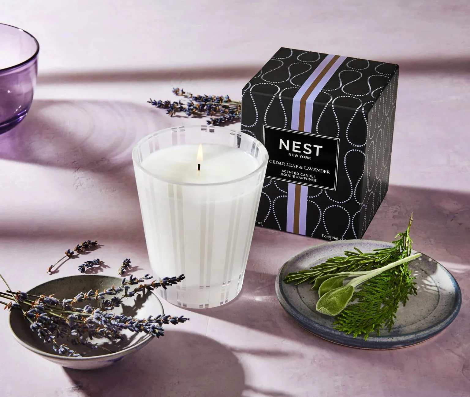 Cedar Leaf & Lavender Candle