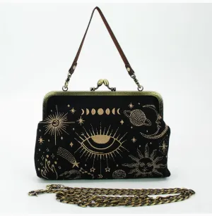 Celestial Kisslock Bag