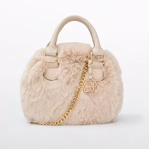 Champagne Fur Handbag