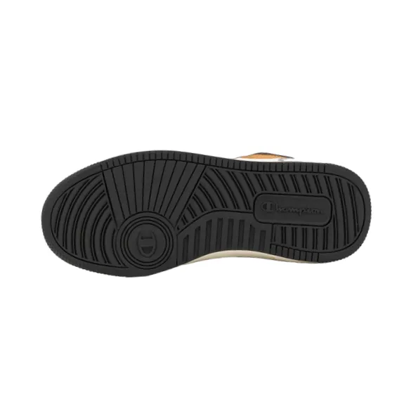 Champion scarpa casual alta da bambino con laccio elastico e velcro alla caviglia S32718 YS008 giallo