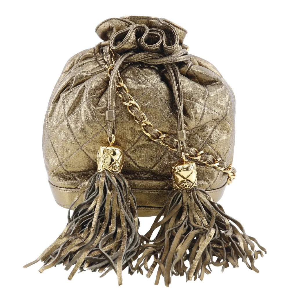CHANEL Fringe Shoulder Bag