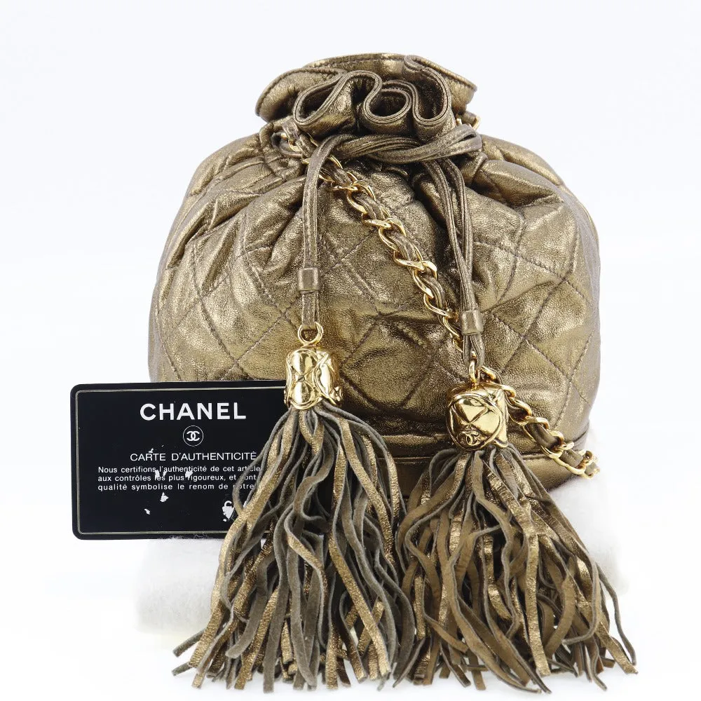 CHANEL Fringe Shoulder Bag