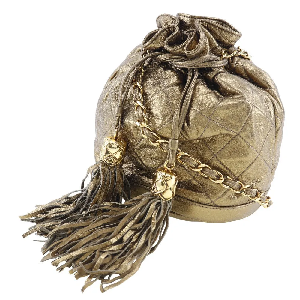 CHANEL Fringe Shoulder Bag