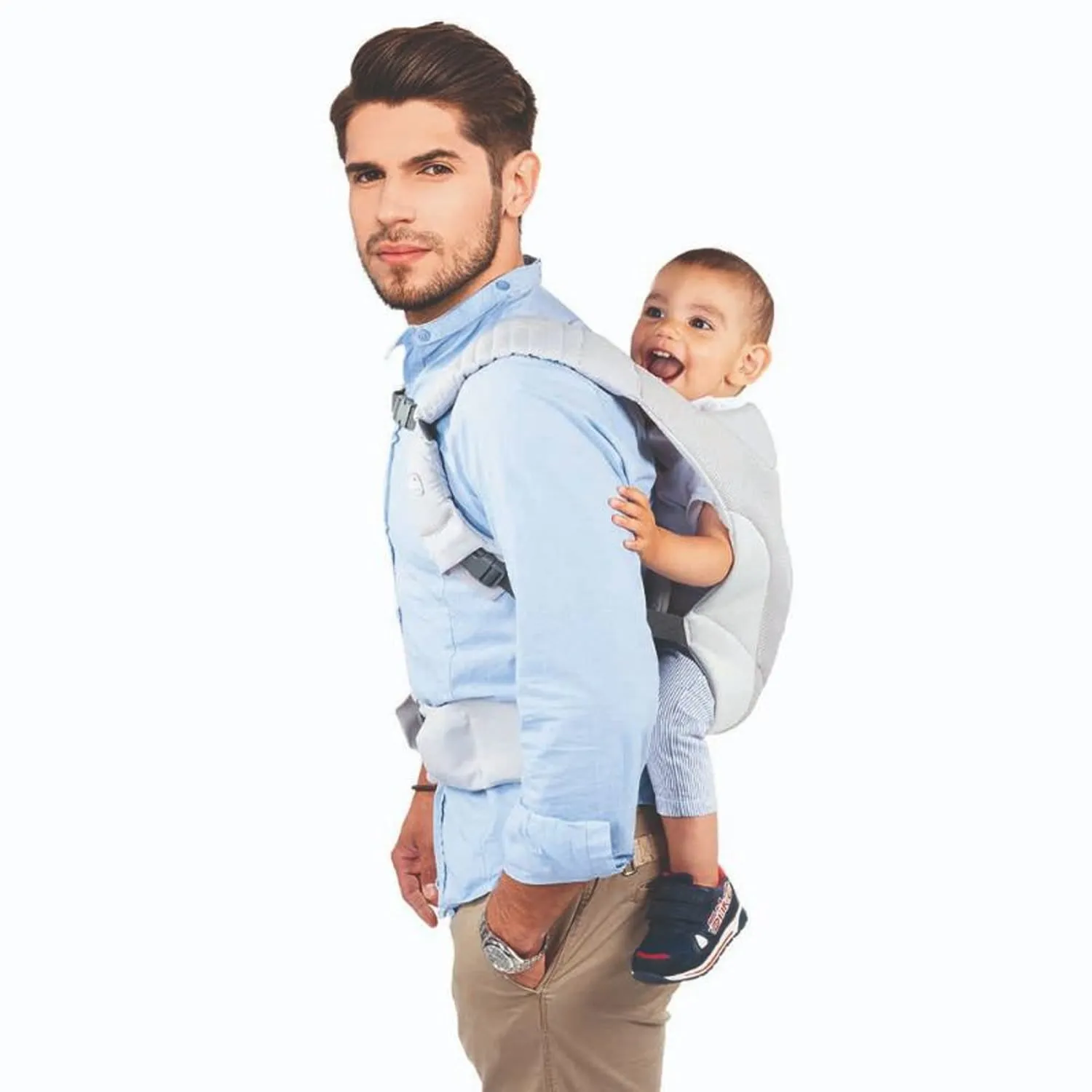 CHICCO MYAMAKI AIR BABY CARRIER SILVER