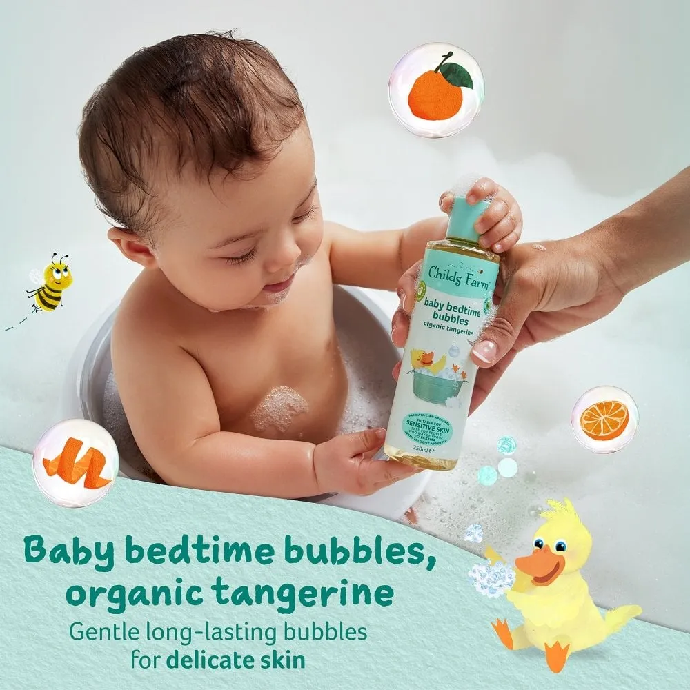 Childs Farm Baby Bedtime Bubbles Bubble Bath Organic Tangerine 250ml