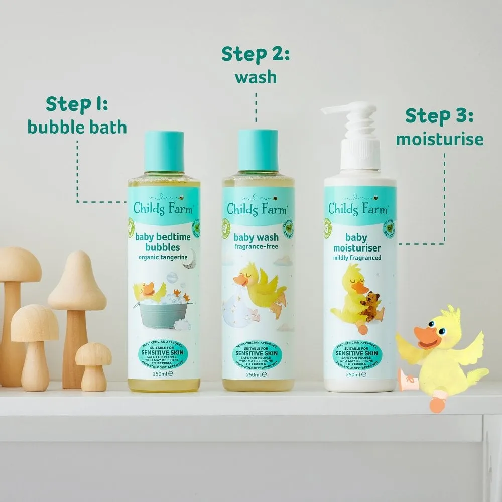 Childs Farm Baby Bedtime Bubbles Bubble Bath Organic Tangerine 250ml