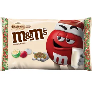 Christmas M&M's White Chocolate Sugar Cookie Jumbo Size - 7.44oz