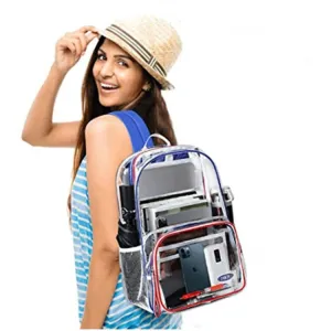 Clear Backpack Pvccasual Fashionable Transparent Bag