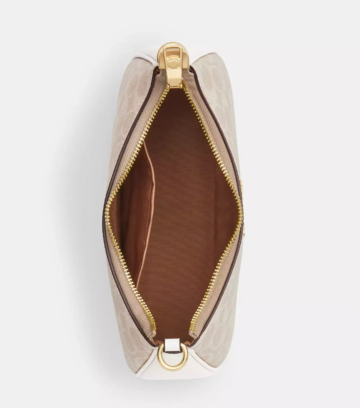 Coach Teri Shoulder Bag In Signature Gold Sand Chalk