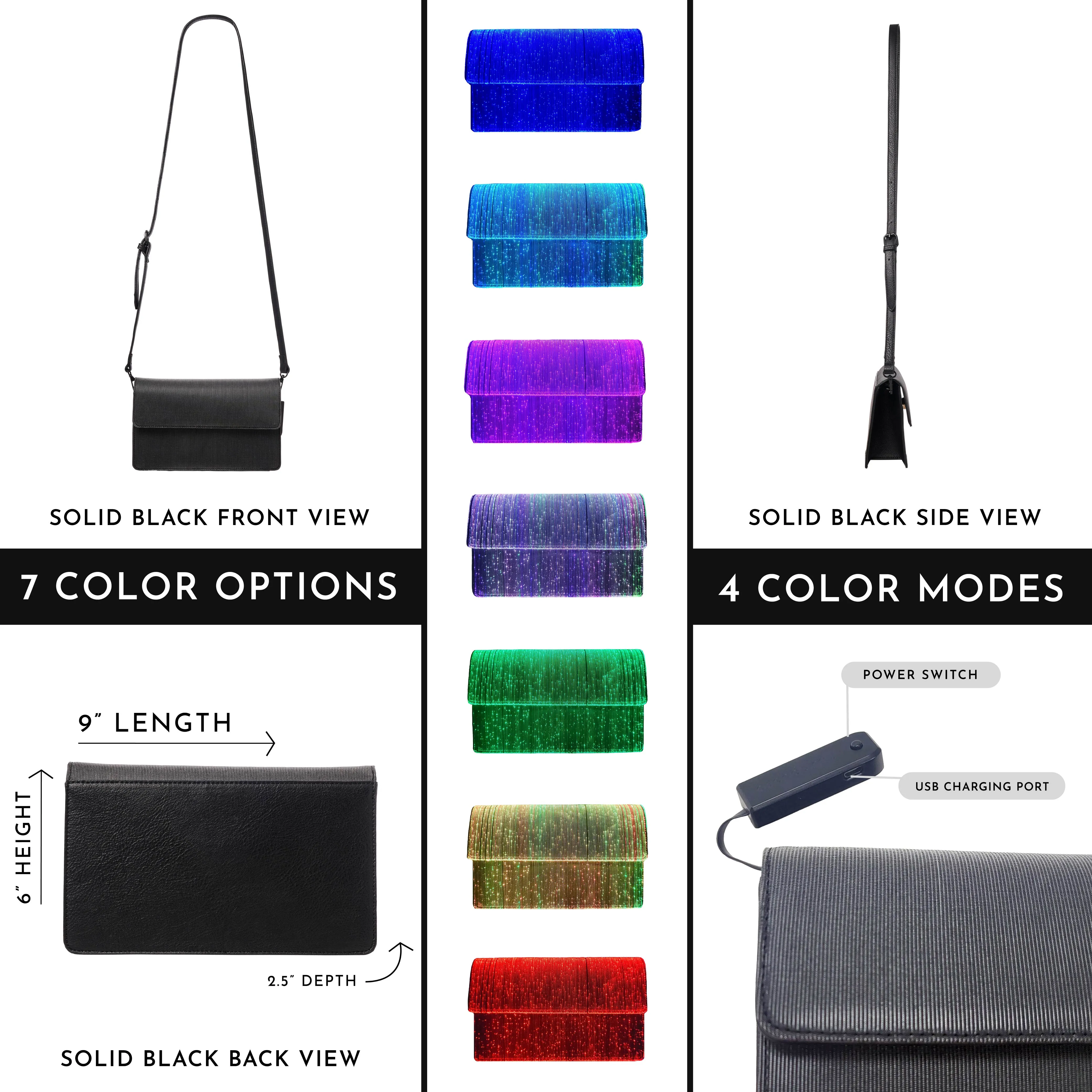 Color Me Clutch LED Handbag, Oprah's Favorite Things 2024!