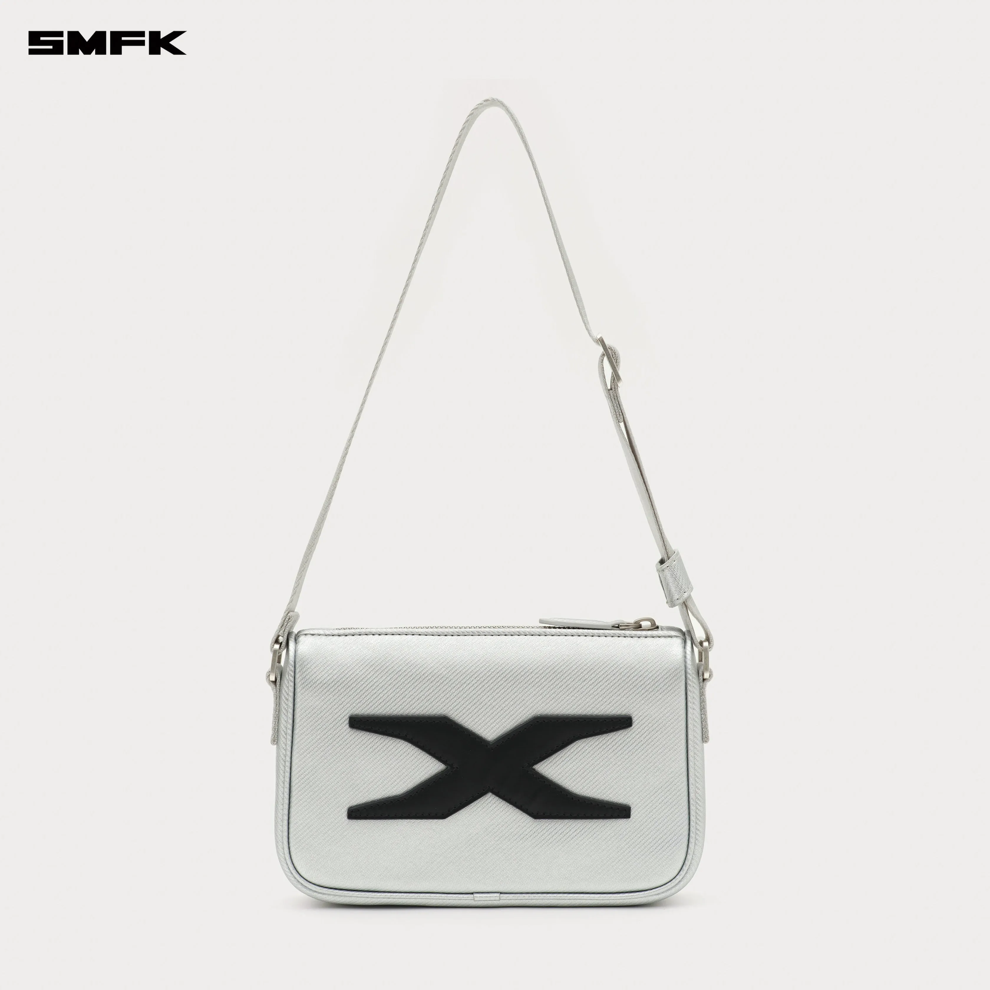 COMPASS BADGE Cross Badge Silver Bag (Small)