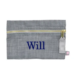 Cosmo Bag by Mint  Grey Chambray