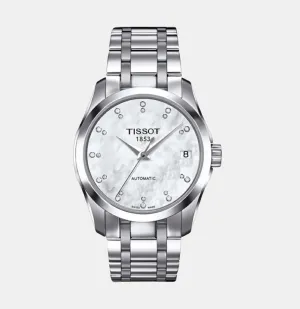 Couturier Men White Analog Stainless Steel Watch T0352071111600