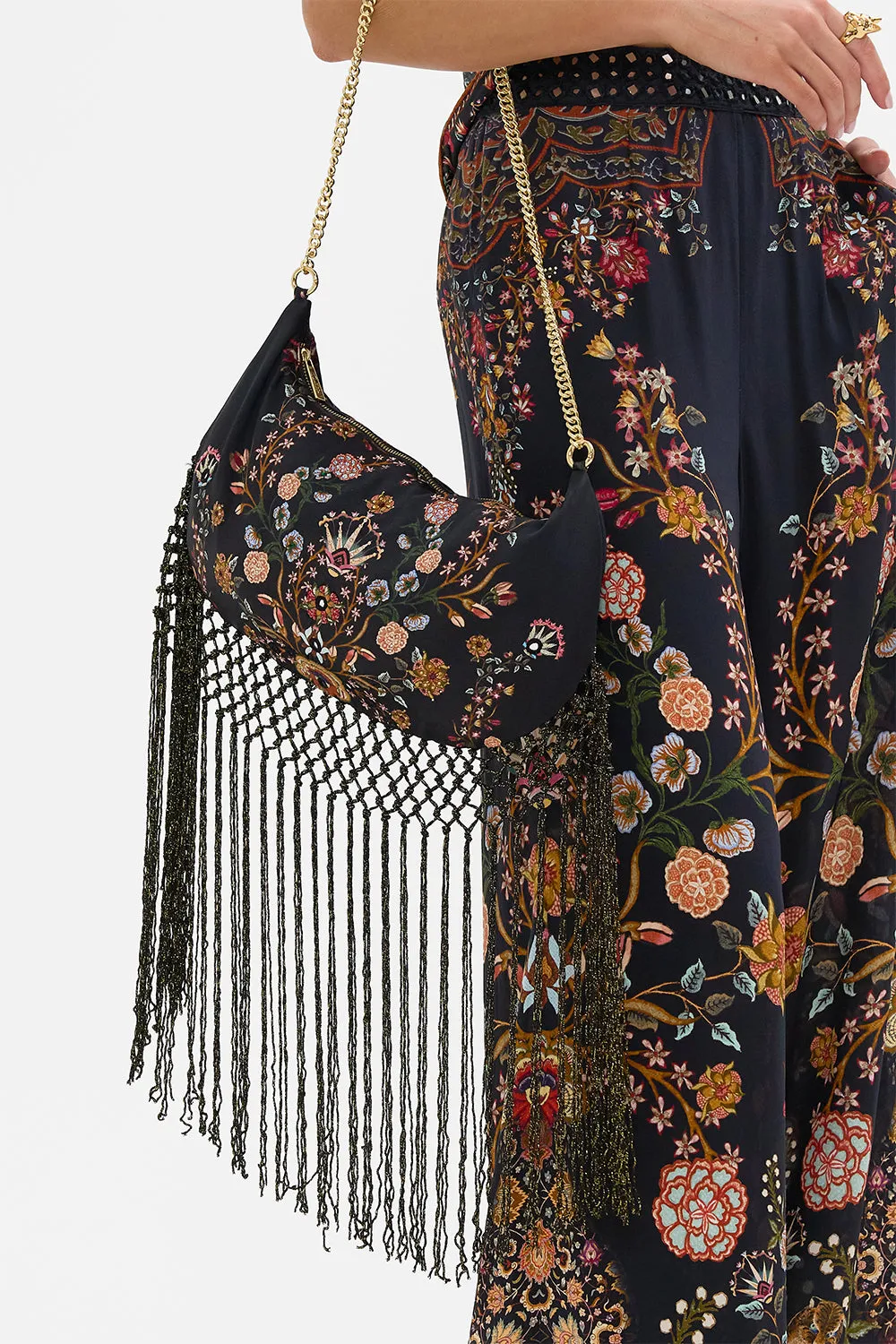 CRESCENT CLUTCH SHOULDER BAG LOOM TO TOMB