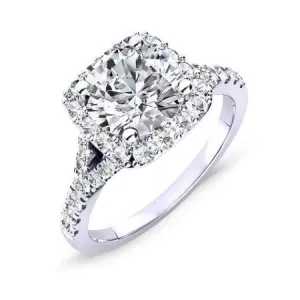 Desert Rose - Round Lab Diamond Engagement Ring (IGI Certified)