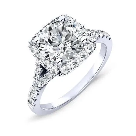 Desert Rose - Round Moissanite Bridal Set