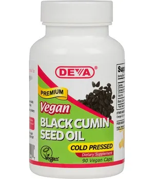 DEVA - Vegan Black Cumin Seed Oil - 90 Vegan Caps