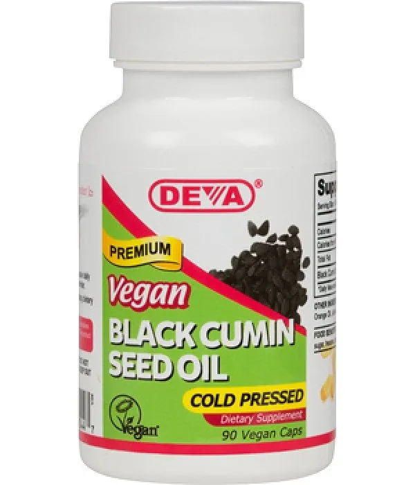 DEVA - Vegan Black Cumin Seed Oil - 90 Vegan Caps