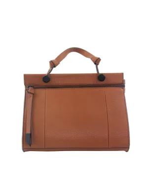 Dione Satchel Petite in Cognac