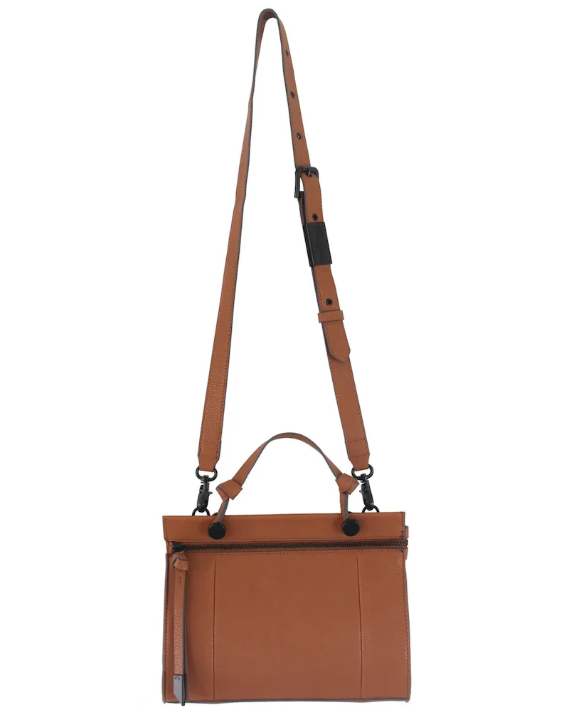Dione Satchel Petite in Cognac