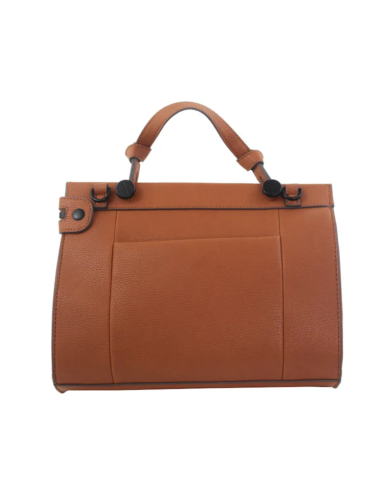 Dione Satchel Petite in Cognac