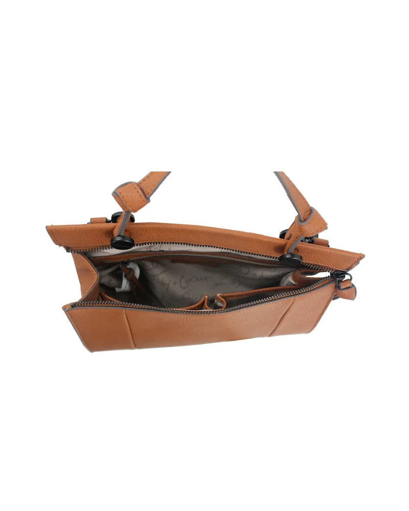 Dione Satchel Petite in Cognac