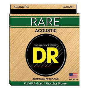 DR RPML-11 - Rare Phosphor Bronze 11-50 Acoustic Guitar Strings