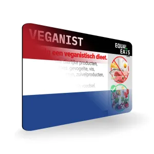 Dutch (Netherlands) Vegan Card