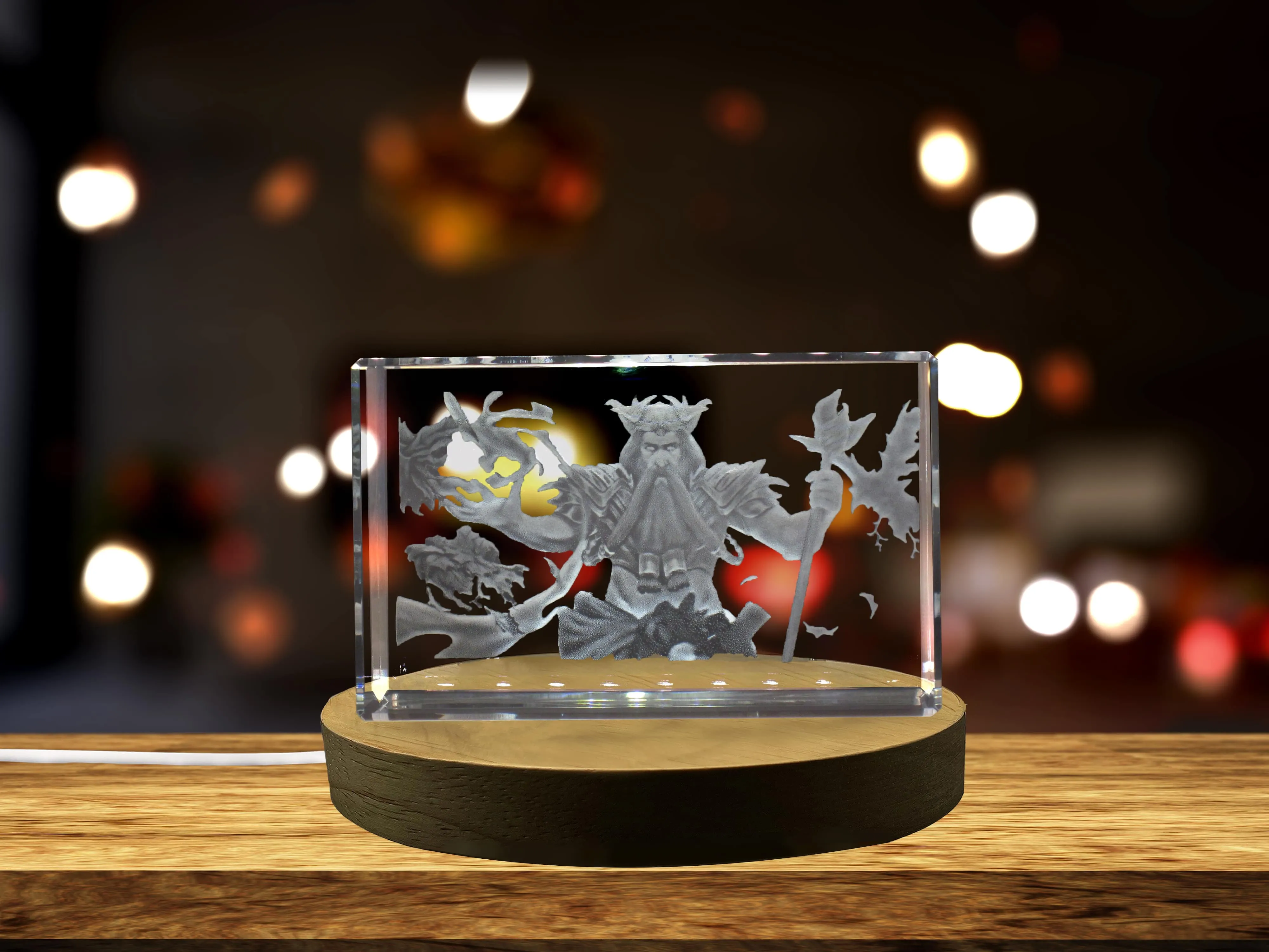 Enlil 3D Engraved Crystal 3D Engraved Crystal Keepsake/Gift/Decor/Collectible/Souvenir