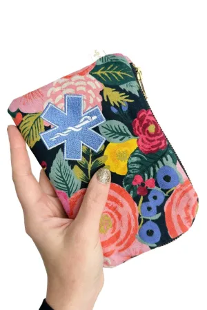 Evening Garden Canvas Everyday First Aid Travel Pouch