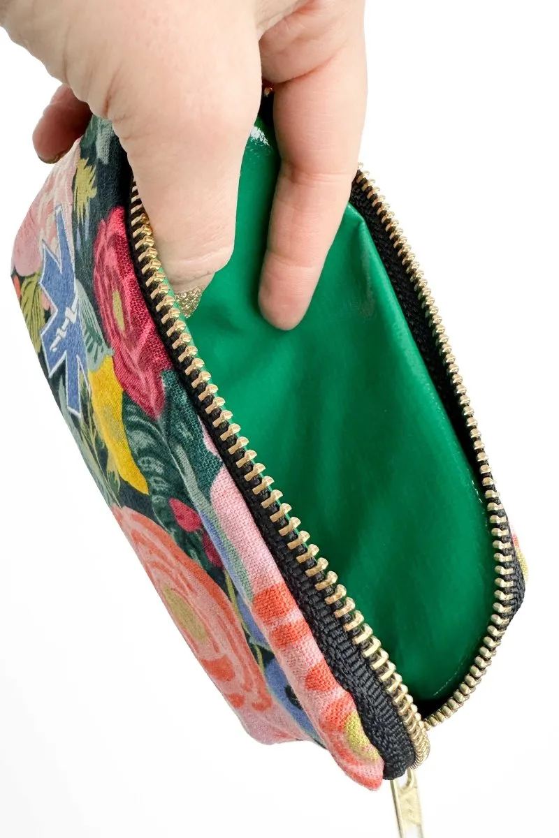 Evening Garden Canvas Everyday First Aid Travel Pouch
