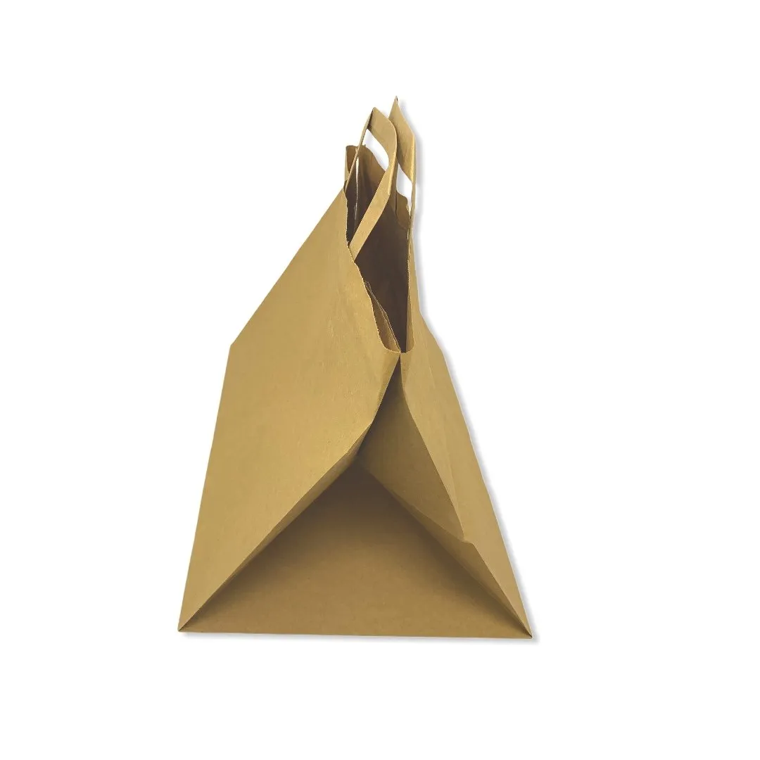 Extra Large Kraft Flat Handle Paper Bags