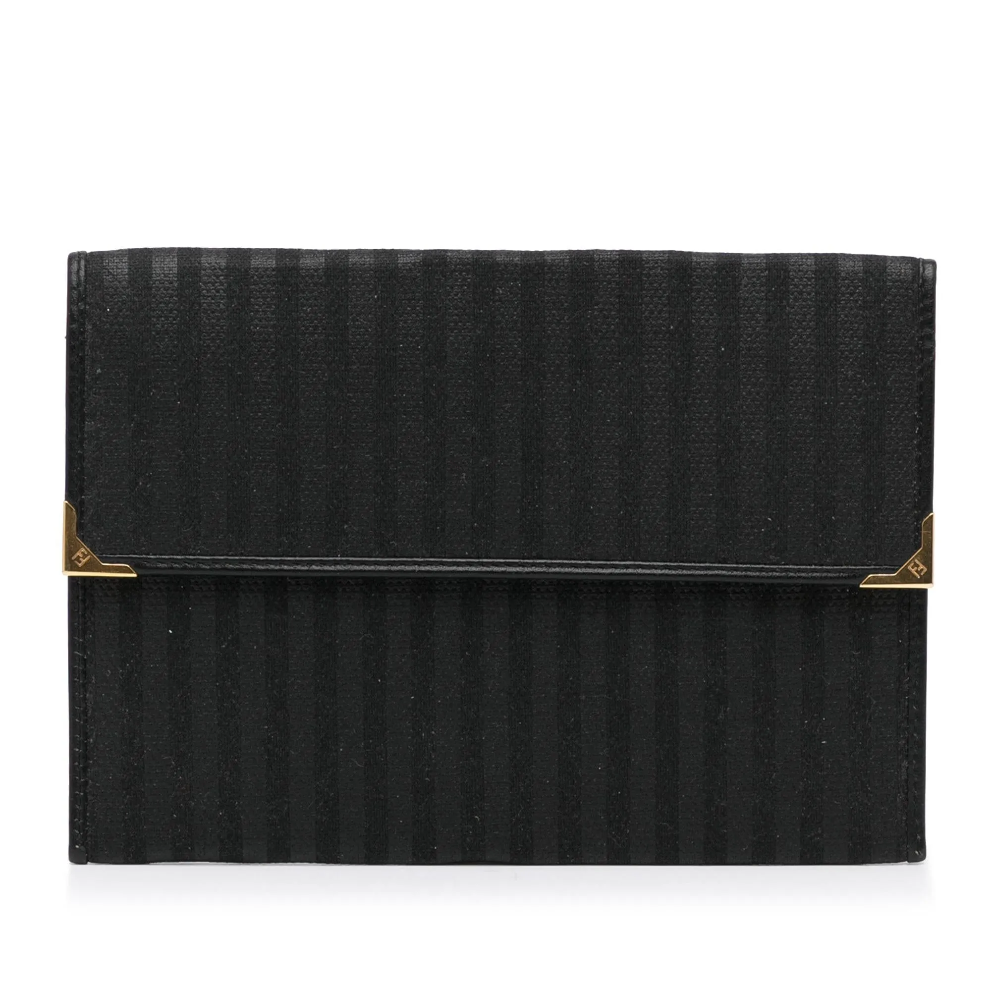 Fendi Striped Canvas Clutch (SHG-LK4Iq8)