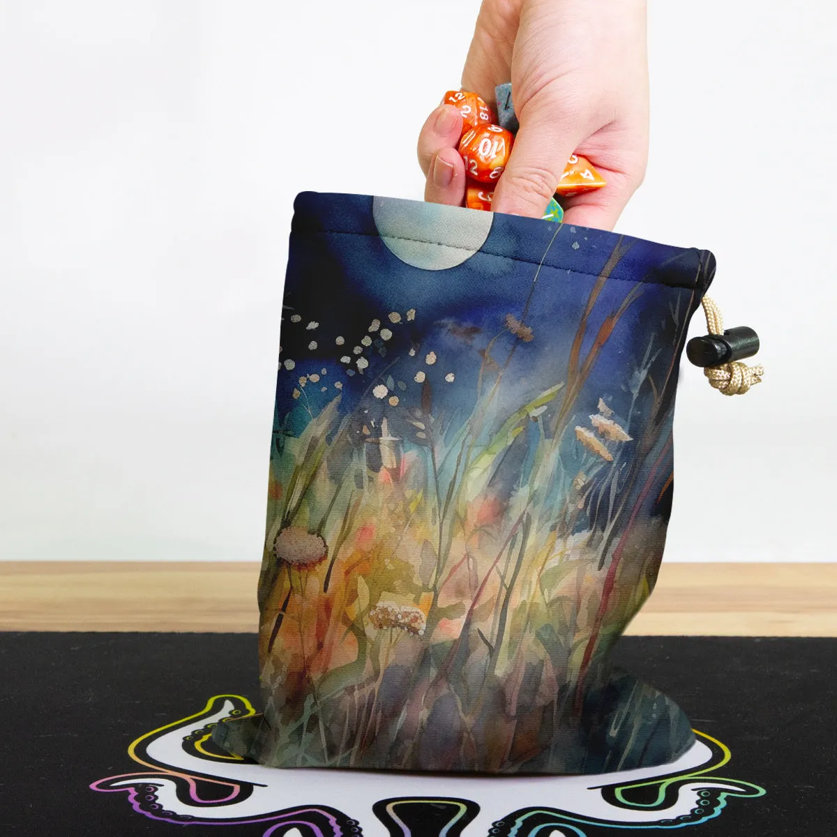 Field in the Evening Dice Bag