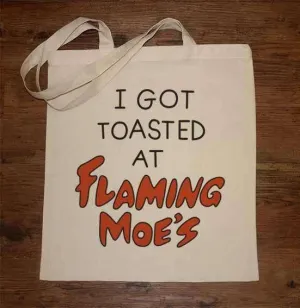Flaming Moe's Tote Bag