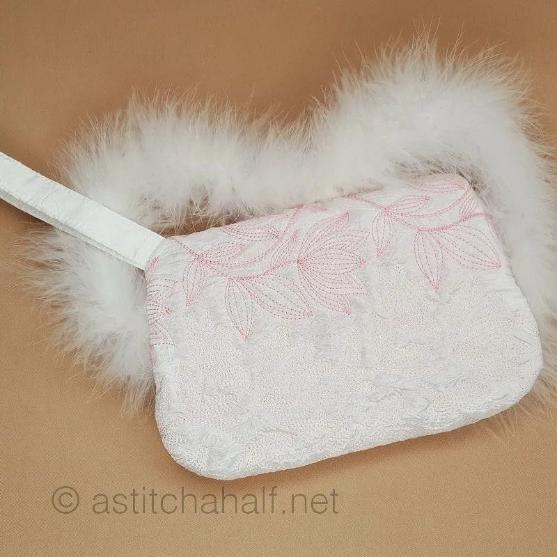 Floral Flush Zipper Purse