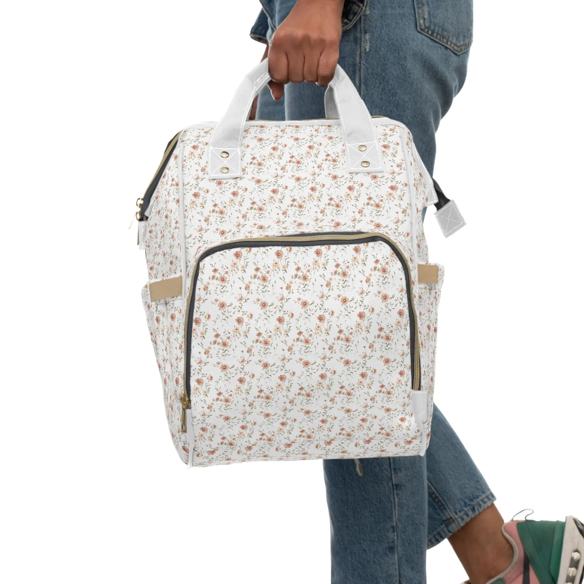 Floral Multifuncional Backpack