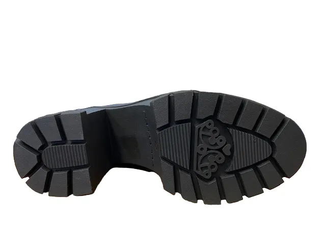 Fornarina Mocassino da donna con tacco Lisbona 7 black